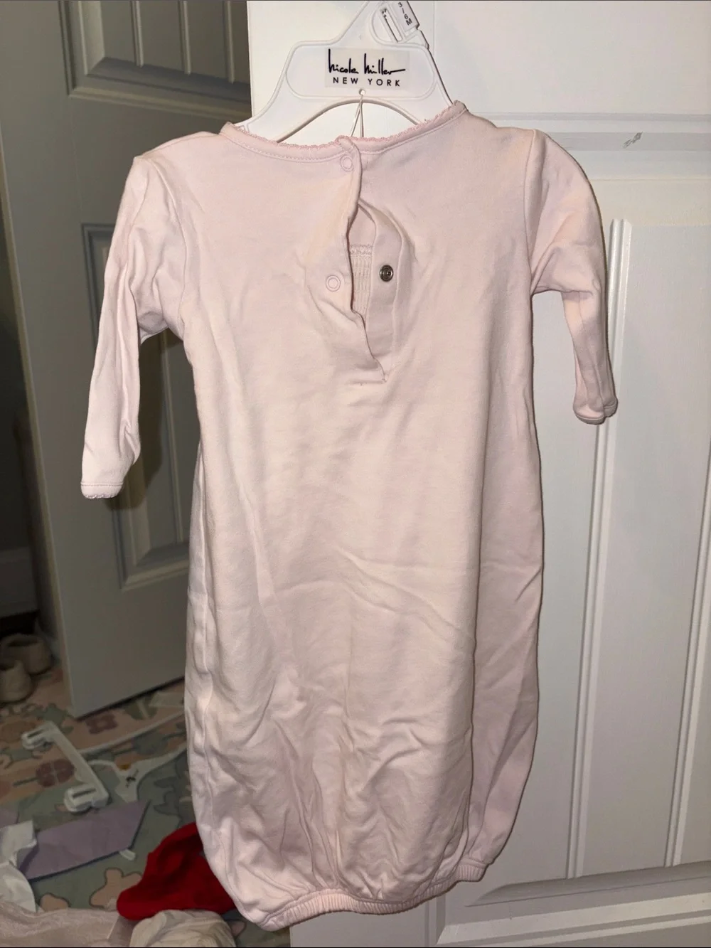 Baby Girl Pink Smocked Bubble Dress